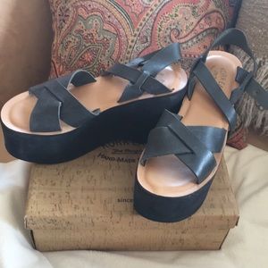 Kork-Ease platforms size 9 Grayish Blue! New!